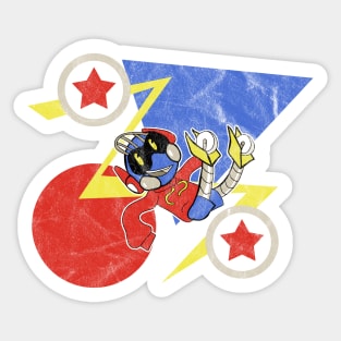 Spinball Whizzer (Vintagified) Sticker